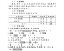 2023年河北省高職單招考試十類 和高職單招對口電子電工類、對口計(jì)算機(jī)類 文化素質(zhì)（數(shù)學(xué)）考試大綱